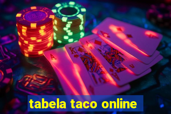 tabela taco online